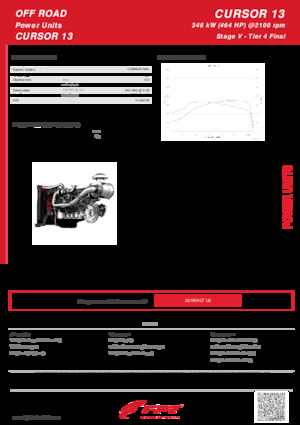 इंजन FPT Industrial Cursor13 (346 kW)