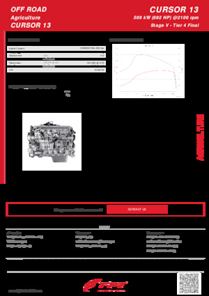 इंजन FPT Industrial Cursor13 (509 kW)