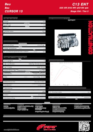 इंजन FPT Industrial Cursor13 ENT (325 kW)