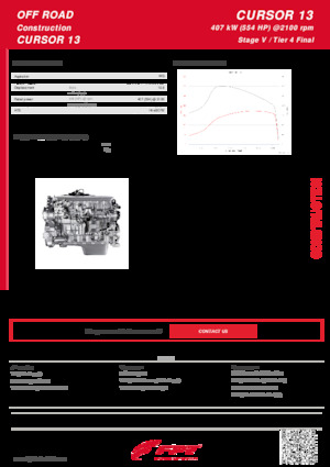 इंजन FPT Industrial Cursor 13 ENT (407 kW)