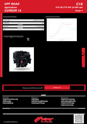 इंजन FPT Industrial Cursor16 (570 kW)