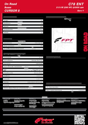 इंजन FPT Industrial Cursor78 ENT (213 kW)