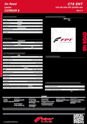 इंजन FPT Industrial Cursor78 ENT (243 kW)