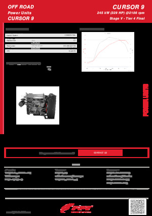 इंजन FPT Industrial Cursor9 (245 kW)