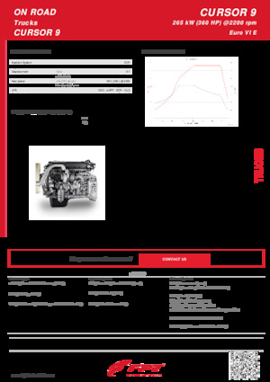 इंजन FPT Industrial Cursor9 ENT (265 kW)