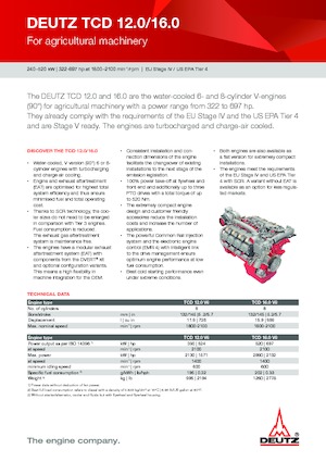 इंजन Deutz D 2011 L3 i