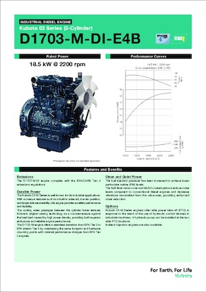 इंजन Kubota D1703-M-DI-E4B