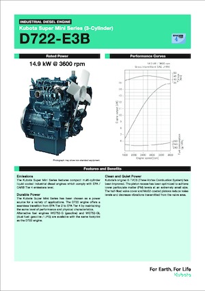 इंजन Kubota D722-E3B