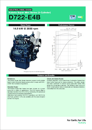इंजन Kubota D722-E4B