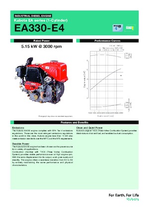इंजन Kubota EA330-E4