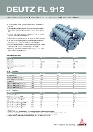 इंजन Deutz F 3 L 912