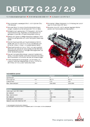 इंजन Deutz G 2.2 L3
