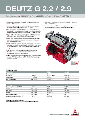 इंजन Deutz G 2.2 L3
