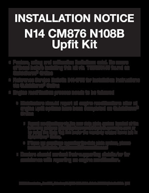 इंजन Cummins N14 Plus