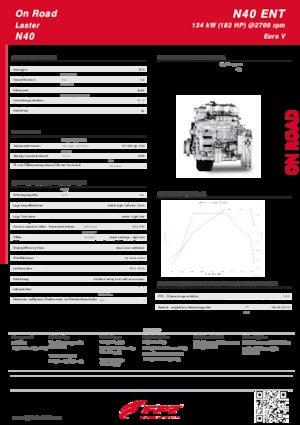 इंजन FPT Industrial N40 ENT (134 kW)