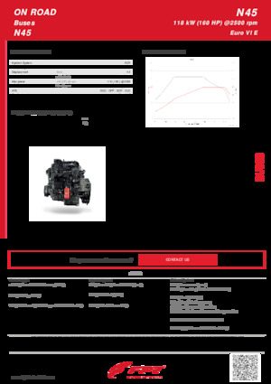 इंजन FPT Industrial N45 (118 kW)