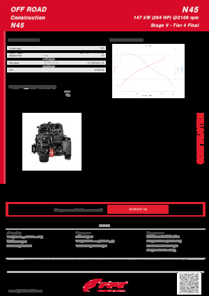 इंजन FPT Industrial N45 (147 kW)