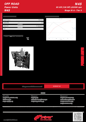 इंजन FPT Industrial N45 (93 kW)