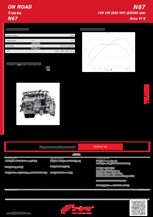 इंजन FPT Industrial N67 (185 kW)