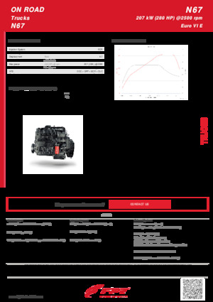 इंजन FPT Industrial N67 (207 kW)