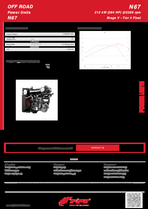 इंजन FPT Industrial N67 (212 kW)
