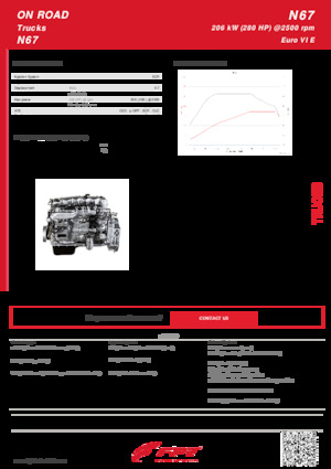 इंजन FPT Industrial N67 ENT (206 kW) 