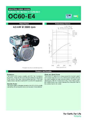 इंजन Kubota OC60-E4