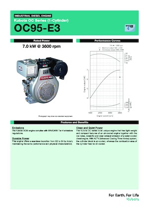 इंजन Kubota OC95-E3