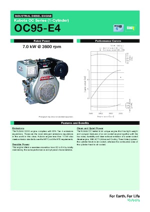 इंजन Kubota OC95-E4