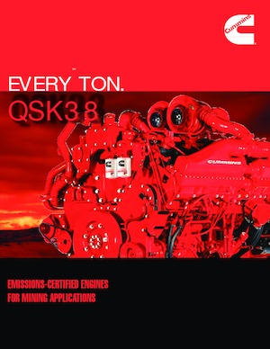 इंजन Cummins QSK38-1260