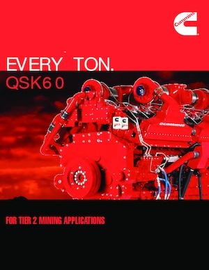 इंजन Cummins QSK60-2850
