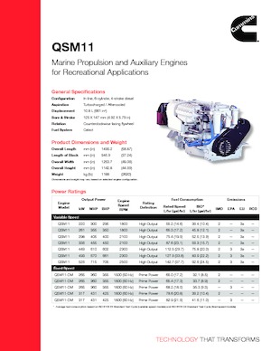 इंजन Cummins QSM 400 
