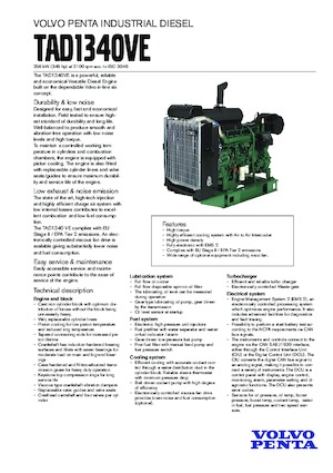इंजन Volvo Penta TAD1340VE