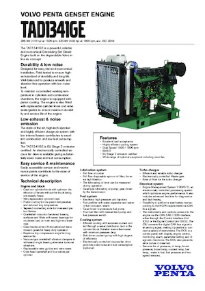 इंजन Volvo Penta TAD1341GE