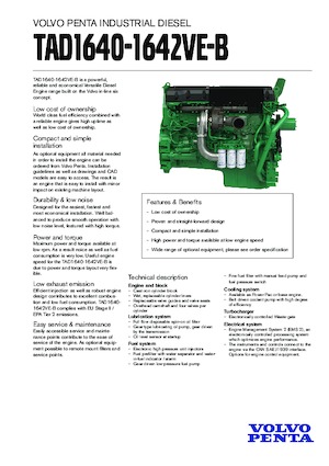 इंजन Volvo Penta TAD1640VE-B