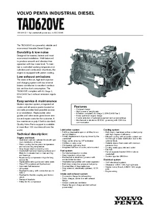 इंजन Volvo Penta TAD620VE