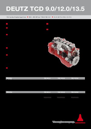 इंजन Deutz TCD 12.0 L6