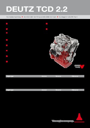 इंजन Deutz TCD 2.2 L3