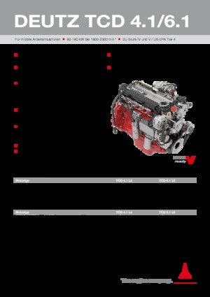 इंजन Deutz TCD 6.1 L6