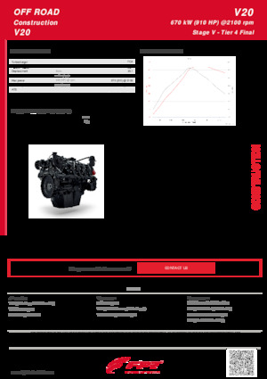 इंजन FPT Industrial V20 (670 kW)