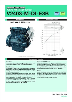 इंजन Kubota V2403-M-DI-E3B