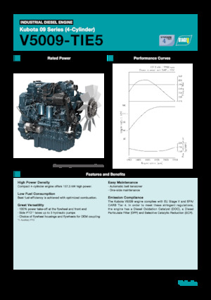 इंजन Kubota V5009-TIE5
