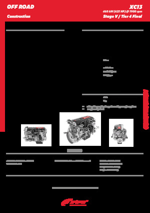 इंजन FPT Industrial XCursor13 (460 kW)
