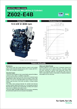 इंजन Kubota Z602-E4B