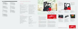 इलेक्ट्रिक फोर्कलिफ्ट Linde E12 duplex
