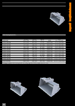 एक्सकेवेटर बकेट Kinshofer DC02L-100 SYM