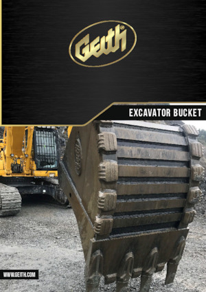 एक्सकेवेटर बकेट Geith R60-2000