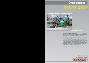 कब्र की खुदाई के लिए डिगर Schmelzer ROBO 2 WP 