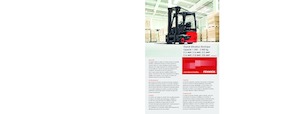 इलेक्ट्रिक फोर्कलिफ्ट Linde E12 duplex