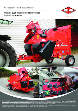 फीड मिक्सर Kuhn Primor 2060 M Semi-Mounted